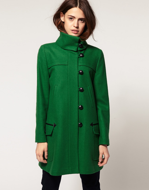 manteau hiver vert femme